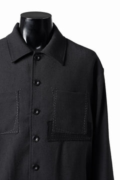 Load image into Gallery viewer, Professor.E STITCH WORK JACKET (BLACK)