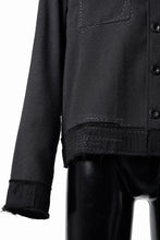 Load image into Gallery viewer, Professor.E STITCH WORK JACKET (BLACK)