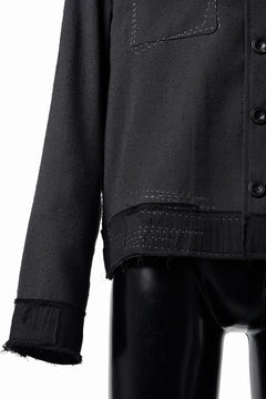 Load image into Gallery viewer, Professor.E STITCH WORK JACKET (BLACK)