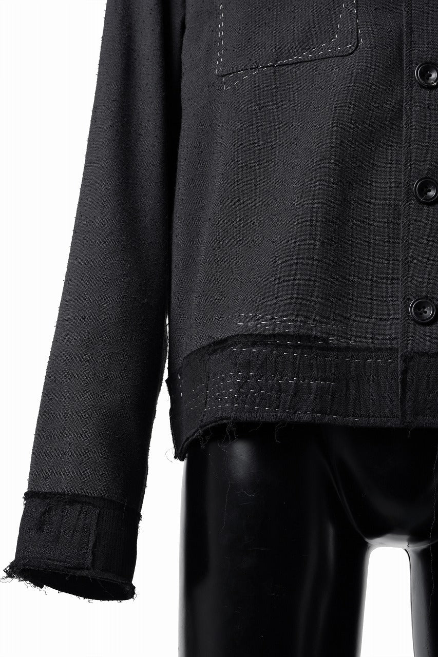 Load image into Gallery viewer, Professor.E STITCH WORK JACKET (BLACK)