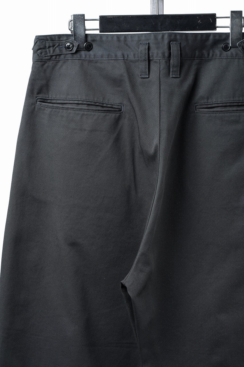 画像をギャラリービューアに読み込む, PORTER CLASSIC GENE KELLY CHINOS -2026AW- (CHARCOAL GREY)