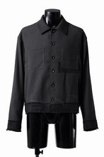Load image into Gallery viewer, Professor.E STITCH WORK JACKET (BLACK)