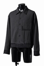 Load image into Gallery viewer, Professor.E STITCH WORK JACKET (BLACK)
