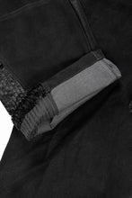 画像をギャラリービューアに読み込む, A.F ARTEFACT CARGO WIDE PANTS / SYNTHETIC LEATHER + VELOUR (BLACK)
