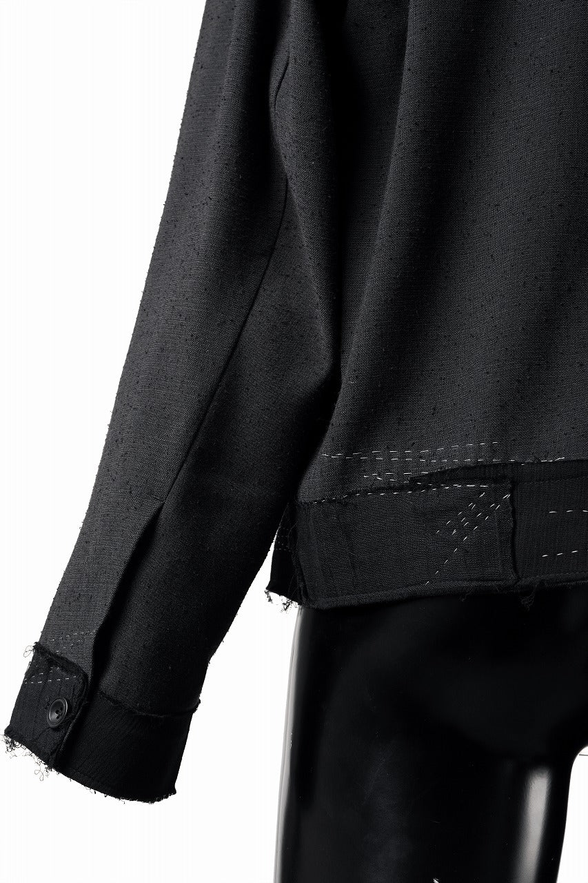 Load image into Gallery viewer, Professor.E STITCH WORK JACKET (BLACK)