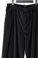 画像をギャラリービューアに読み込む, PORTER CLASSIC VELVETEEN BEBOP PANTS (BLACK)