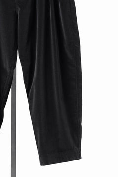 画像をギャラリービューアに読み込む, PORTER CLASSIC VELVETEEN BEBOP PANTS (BLACK)