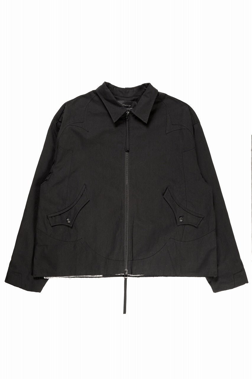 画像をギャラリービューアに読み込む, Professor.E DRAWSTRING COACH JACKET (BLACK)