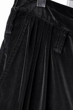 画像をギャラリービューアに読み込む, PORTER CLASSIC VELVETEEN BEBOP PANTS (BLACK)