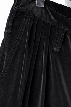 画像をギャラリービューアに読み込む, PORTER CLASSIC VELVETEEN BEBOP PANTS (BLACK)