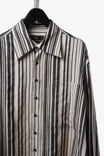 Load image into Gallery viewer, kujaku striped oversized shirt / S-258 (stripe)