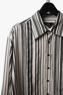 Load image into Gallery viewer, kujaku striped oversized shirt / S-258 (stripe)