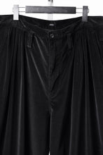 画像をギャラリービューアに読み込む, PORTER CLASSIC VELVETEEN BEBOP PANTS (BLACK)