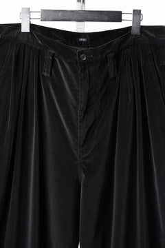 画像をギャラリービューアに読み込む, PORTER CLASSIC VELVETEEN BEBOP PANTS (BLACK)