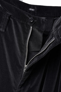 画像をギャラリービューアに読み込む, PORTER CLASSIC VELVETEEN BEBOP PANTS (BLACK)