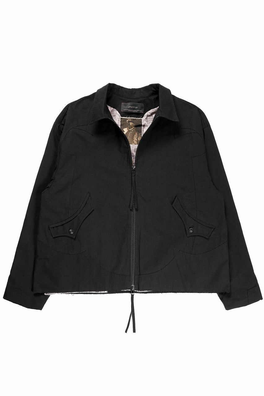 画像をギャラリービューアに読み込む, Professor.E DRAWSTRING COACH JACKET (BLACK)
