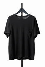 Load image into Gallery viewer, KLASICA "DEGREE 10" TORSION SEEM REGULAR FIT TEE / HIGH TWISTED COTTON DRY JERSEY (BLACK)