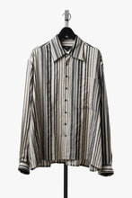 Load image into Gallery viewer, kujaku striped oversized shirt / S-258 (stripe)