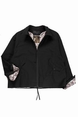 Professor.E DRAWSTRING COACH JACKET (BLACK)