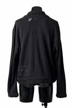 Load image into Gallery viewer, Professor.E DESTROYED KNIT WORK JACKET (BLACK)