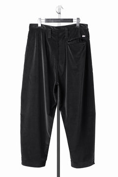 画像をギャラリービューアに読み込む, PORTER CLASSIC VELVETEEN BEBOP PANTS (BLACK)
