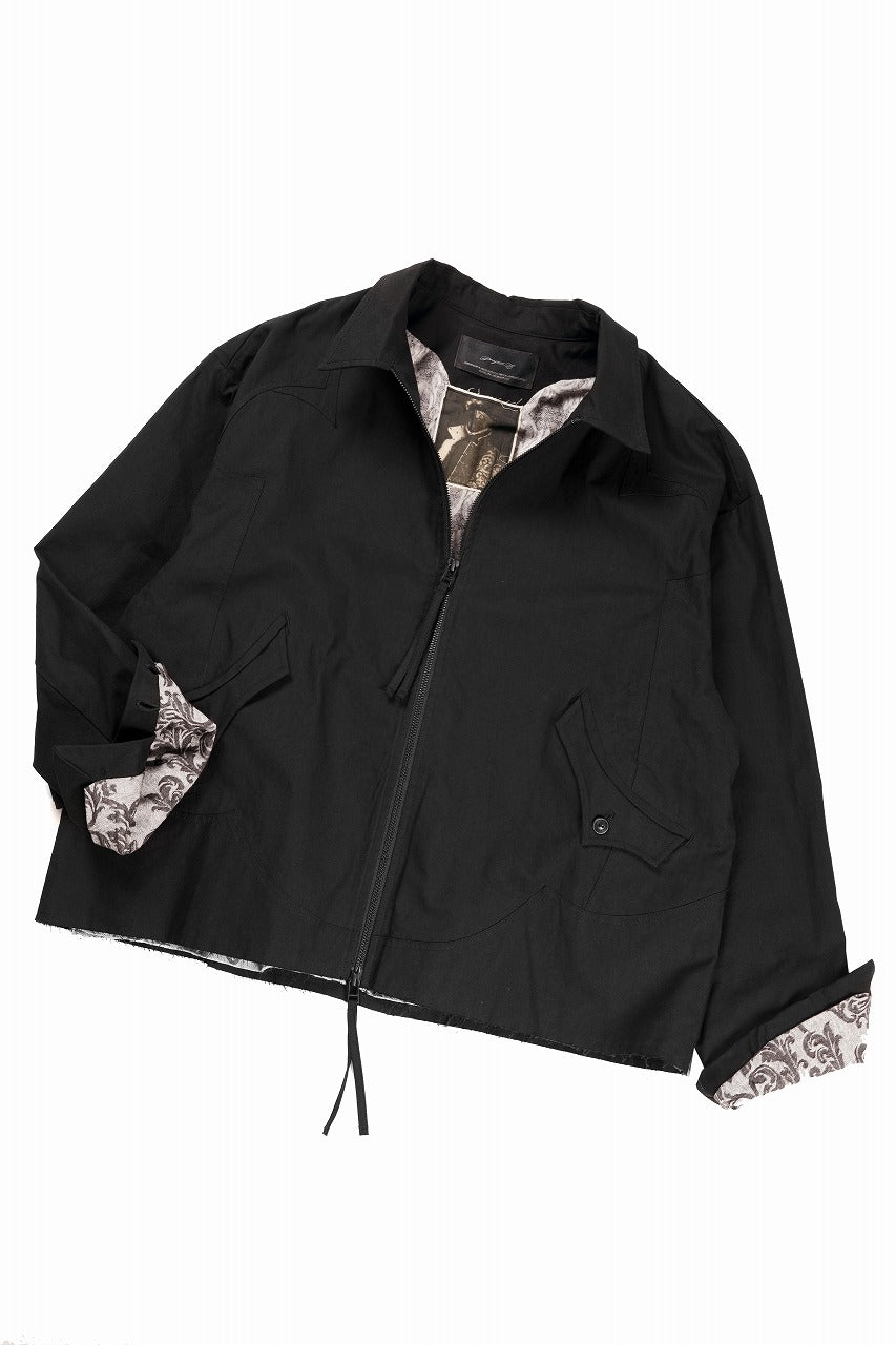 画像をギャラリービューアに読み込む, Professor.E DRAWSTRING COACH JACKET (BLACK)