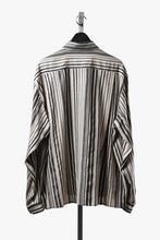 Load image into Gallery viewer, kujaku striped oversized shirt / S-258 (stripe)