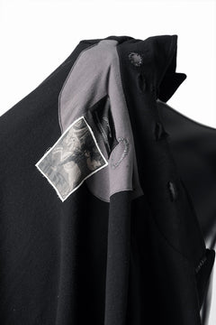 Load image into Gallery viewer, Professor.E DESTROYED KNIT WORK JACKET (BLACK)