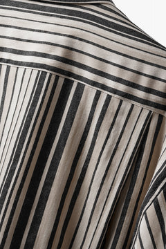 Load image into Gallery viewer, kujaku striped oversized shirt / S-258 (stripe)