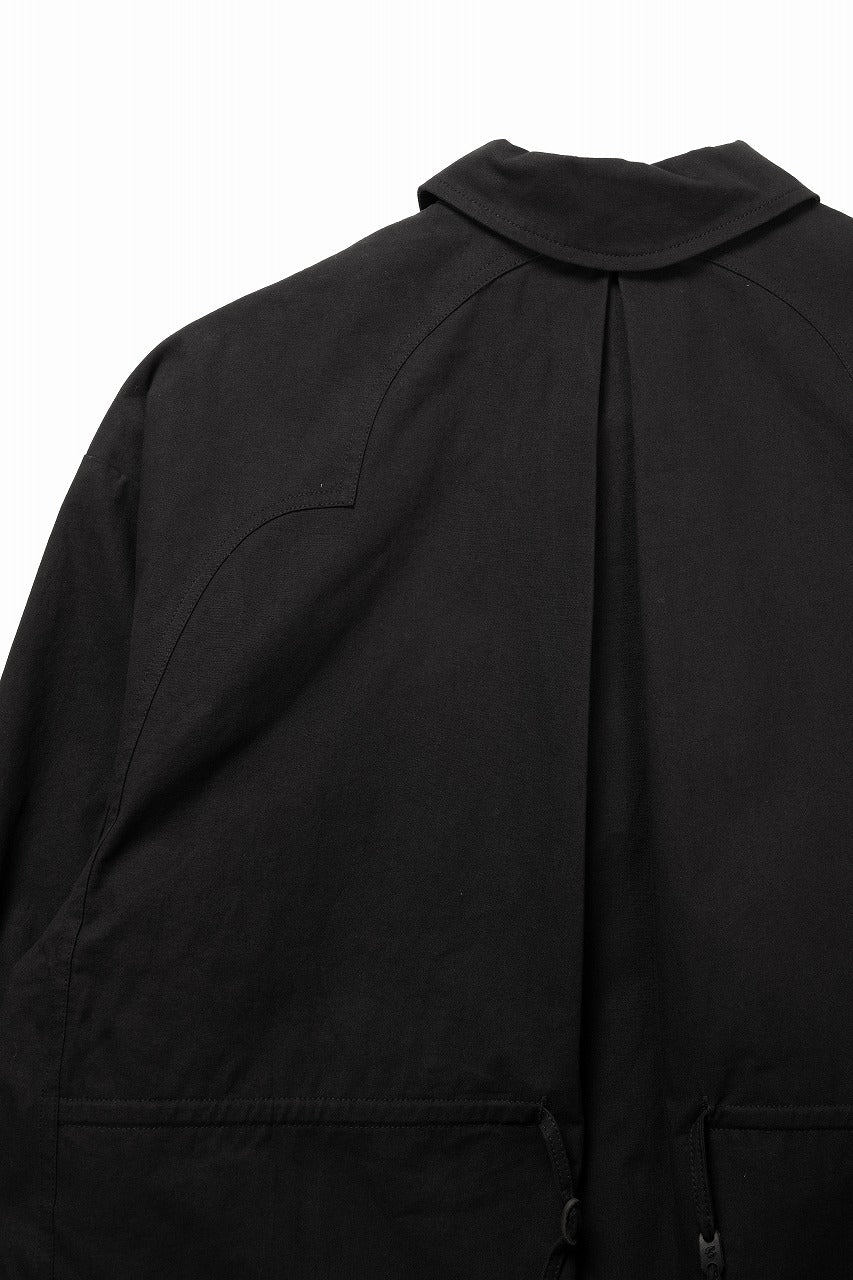 画像をギャラリービューアに読み込む, Professor.E DRAWSTRING COACH JACKET (BLACK)