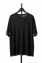 画像をギャラリービューアに読み込む, KLASICA "THEIR" BROKEN RINGER LOOSE FIT TEE / HIGH TWISTED COTTON DRY JERSEY (BLACK)