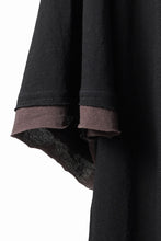 画像をギャラリービューアに読み込む, KLASICA "THEIR" BROKEN RINGER LOOSE FIT TEE / HIGH TWISTED COTTON DRY JERSEY (BLACK)