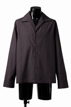 Load image into Gallery viewer, entire studios LS OPEN COLLAR SHIRT (BRUNETTE)