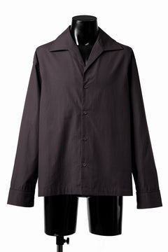 Load image into Gallery viewer, entire studios LS OPEN COLLAR SHIRT (BRUNETTE)