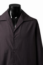Load image into Gallery viewer, entire studios LS OPEN COLLAR SHIRT (BRUNETTE)