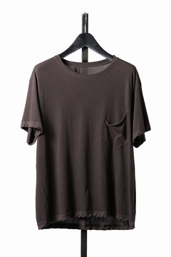 画像をギャラリービューアに読み込む, KLASICA "DEGREE 10" TORSION SEAM REGULAR FIT TEE / HIGH TWISTED COTTON DRY JERSEY (BROWN)