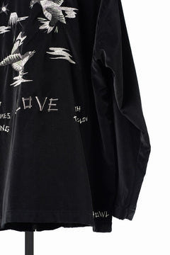 画像をギャラリービューアに読み込む, PORTER CLASSIC VELVETEEN HIPPIE SOUVENIR ZIP UP JACKET (BLACK)
