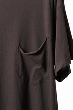 画像をギャラリービューアに読み込む, KLASICA "DEGREE 10" TORSION SEAM REGULAR FIT TEE / HIGH TWISTED COTTON DRY JERSEY (BROWN)