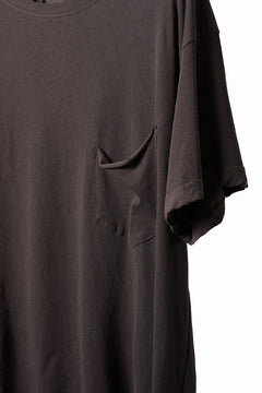 画像をギャラリービューアに読み込む, KLASICA "DEGREE 10" TORSION SEAM REGULAR FIT TEE / HIGH TWISTED COTTON DRY JERSEY (BROWN)