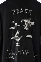 画像をギャラリービューアに読み込む, PORTER CLASSIC VELVETEEN HIPPIE SOUVENIR ZIP UP JACKET (BLACK)