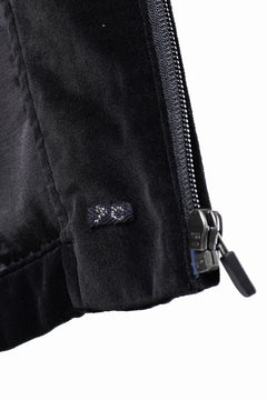 画像をギャラリービューアに読み込む, PORTER CLASSIC VELVETEEN HIPPIE SOUVENIR ZIP UP JACKET (BLACK)