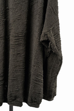画像をギャラリービューアに読み込む, A.F ARTEFACT EXTREME OVERSIZED PULLOVER / DAMAGE PILE &amp; PLATING KNIT JERSEY (KHAKI)