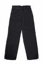 画像をギャラリービューアに読み込む, FULLCOUNT 1149 HICKOLY STRIPE BLACK WORK TROUSERS (CHARCOAL BLACK)