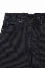 画像をギャラリービューアに読み込む, FULLCOUNT 1149 HICKOLY STRIPE BLACK WORK TROUSERS (CHARCOAL BLACK)