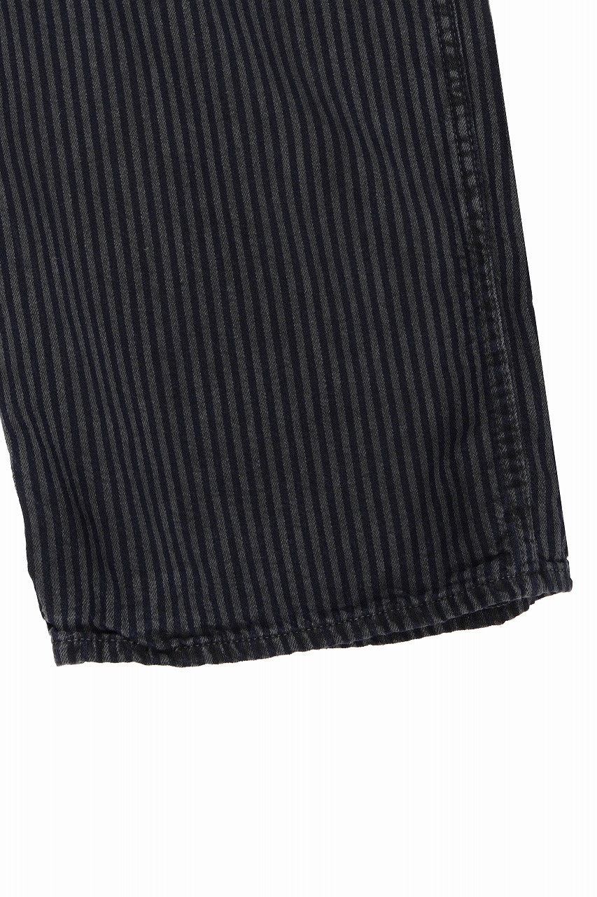 画像をギャラリービューアに読み込む, FULLCOUNT 1149 HICKOLY STRIPE BLACK WORK TROUSERS (CHARCOAL BLACK)