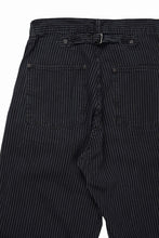 画像をギャラリービューアに読み込む, FULLCOUNT 1149 HICKOLY STRIPE BLACK WORK TROUSERS (CHARCOAL BLACK)