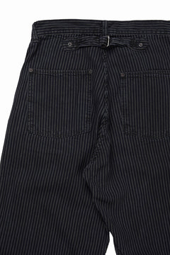 画像をギャラリービューアに読み込む, FULLCOUNT 1149 HICKOLY STRIPE BLACK WORK TROUSERS (CHARCOAL BLACK)