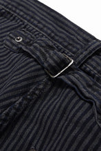 画像をギャラリービューアに読み込む, FULLCOUNT 1149 HICKOLY STRIPE BLACK WORK TROUSERS (CHARCOAL BLACK)