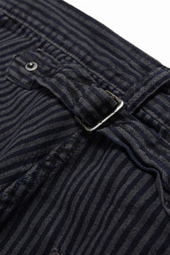画像をギャラリービューアに読み込む, FULLCOUNT 1149 HICKOLY STRIPE BLACK WORK TROUSERS (CHARCOAL BLACK)