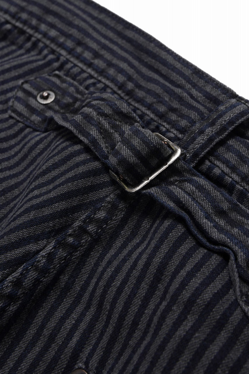 画像をギャラリービューアに読み込む, FULLCOUNT 1149 HICKOLY STRIPE BLACK WORK TROUSERS (CHARCOAL BLACK)